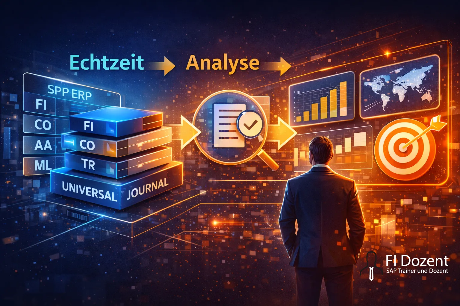 Echtzeit-Reporting in SAP S/4HANA Finance mit Drilldown vom Universal Journal bis zur Management-Entscheidung