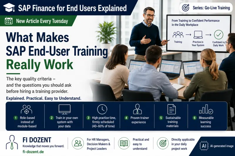 What Really Makes SAP End-User Training Work