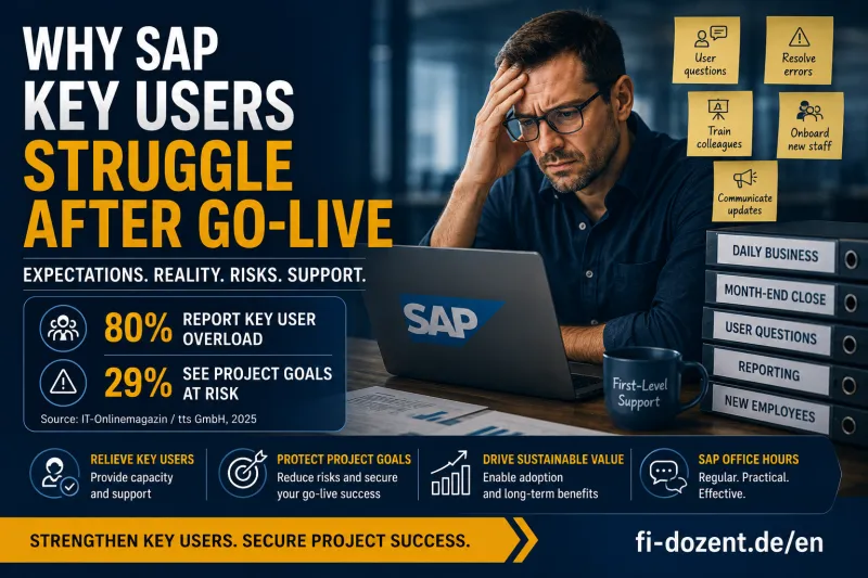 Why SAP Key Users Struggle After Go-Live — And What Helps