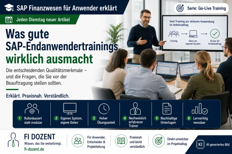 Was gute SAP-Endanwendertrainings wirklich ausmacht