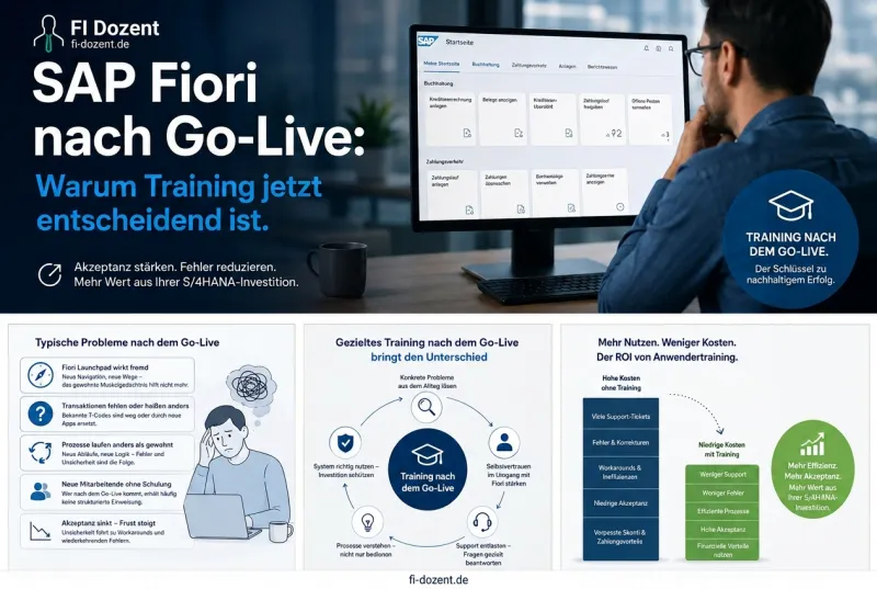 SAP Fiori 上線後：為何立即培訓至關重要