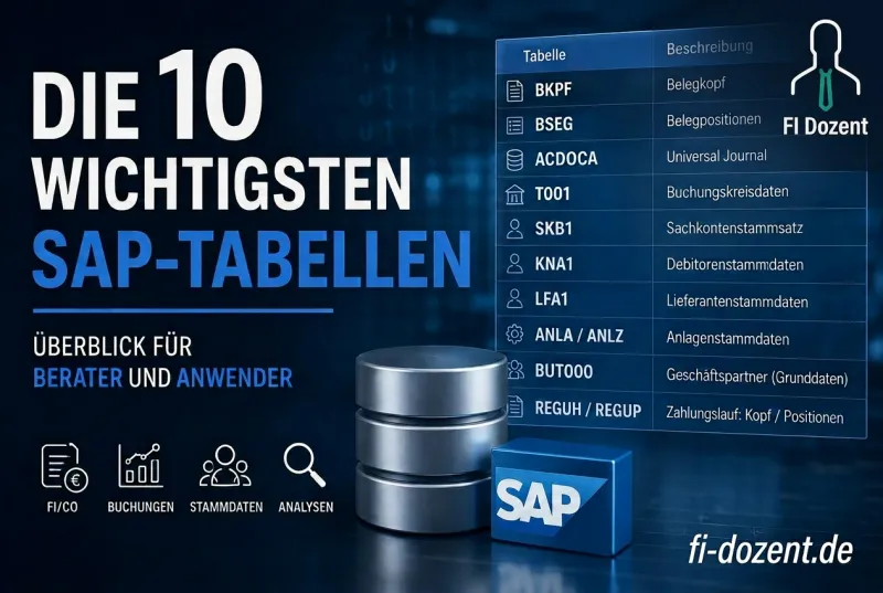 The 10 Most Important SAP Tables – An Overview for Consultants and Users