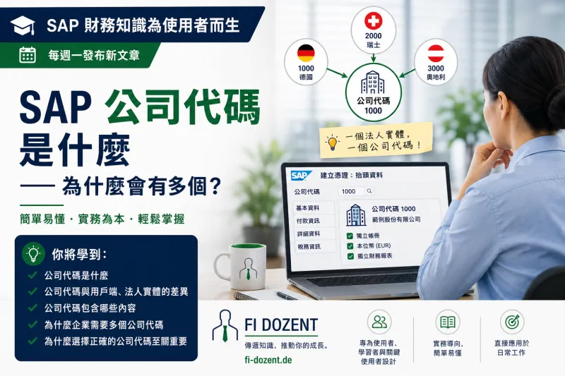 SAP 公司代碼是什麼？簡單易懂的說明